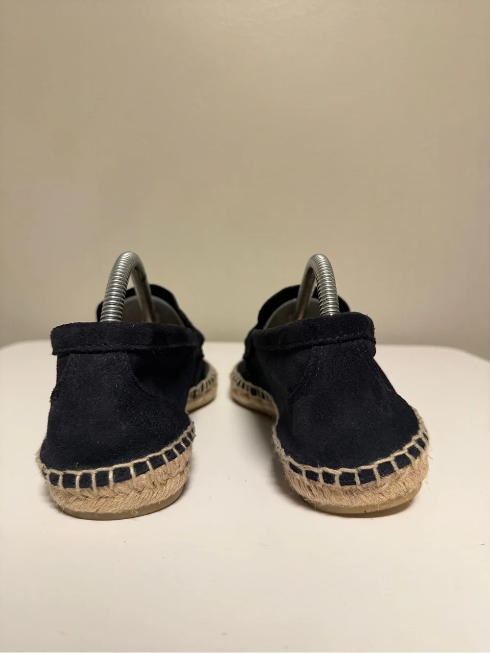 REISS Cannes Suede Penny-Strap Espadrilles in Navy Men’s US 8 EU 41 UK 7